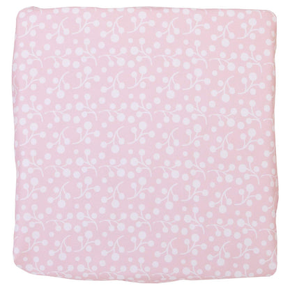 Disney Minnie Mouse Pretty in Pink 3 Piece Nursery Crib Bedding Set, Pink, Grey, Rose