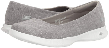 Skechers Performance Women's Go Step Lite-Blush Walking Shoe, Gray, 7 M US
