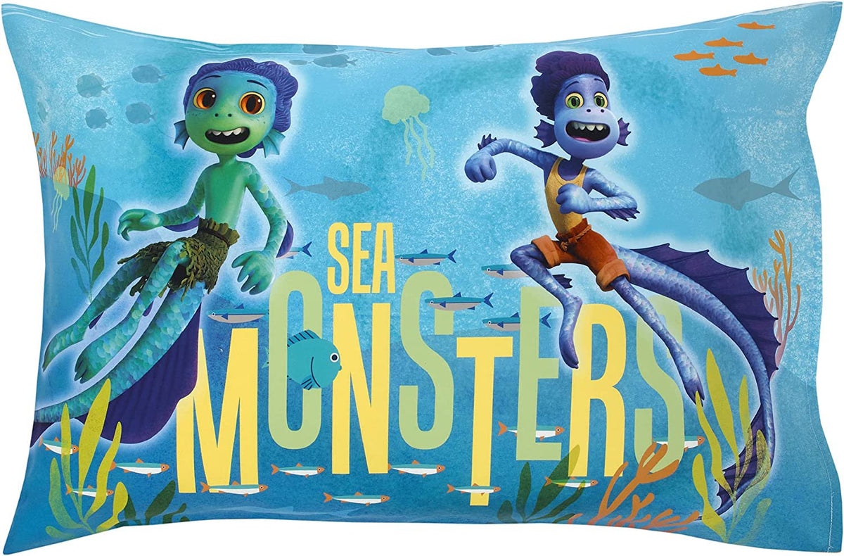 Disney Luca Sea Monsters are Real 4 Piece Toddler Bedding Set