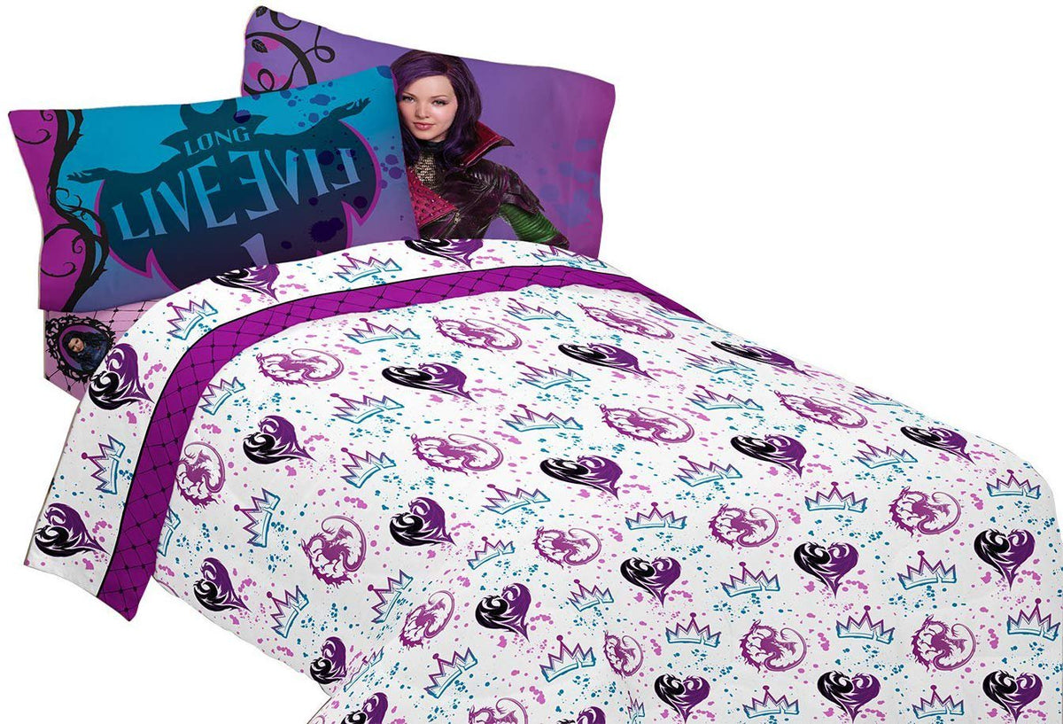 Disney The The Descendants Bad vs Good Microfiber Sheet Set, Twin