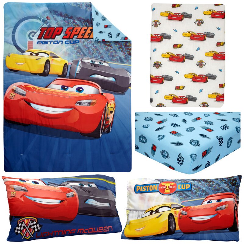 Disney Cars 3 Top Speed 4 Piece Toddler Bedding Set