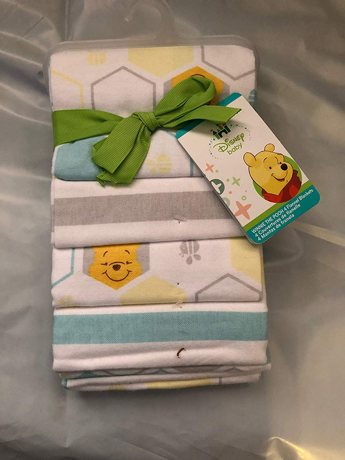 Disney Pooh Together Forever Flannel Blankets, 4pk