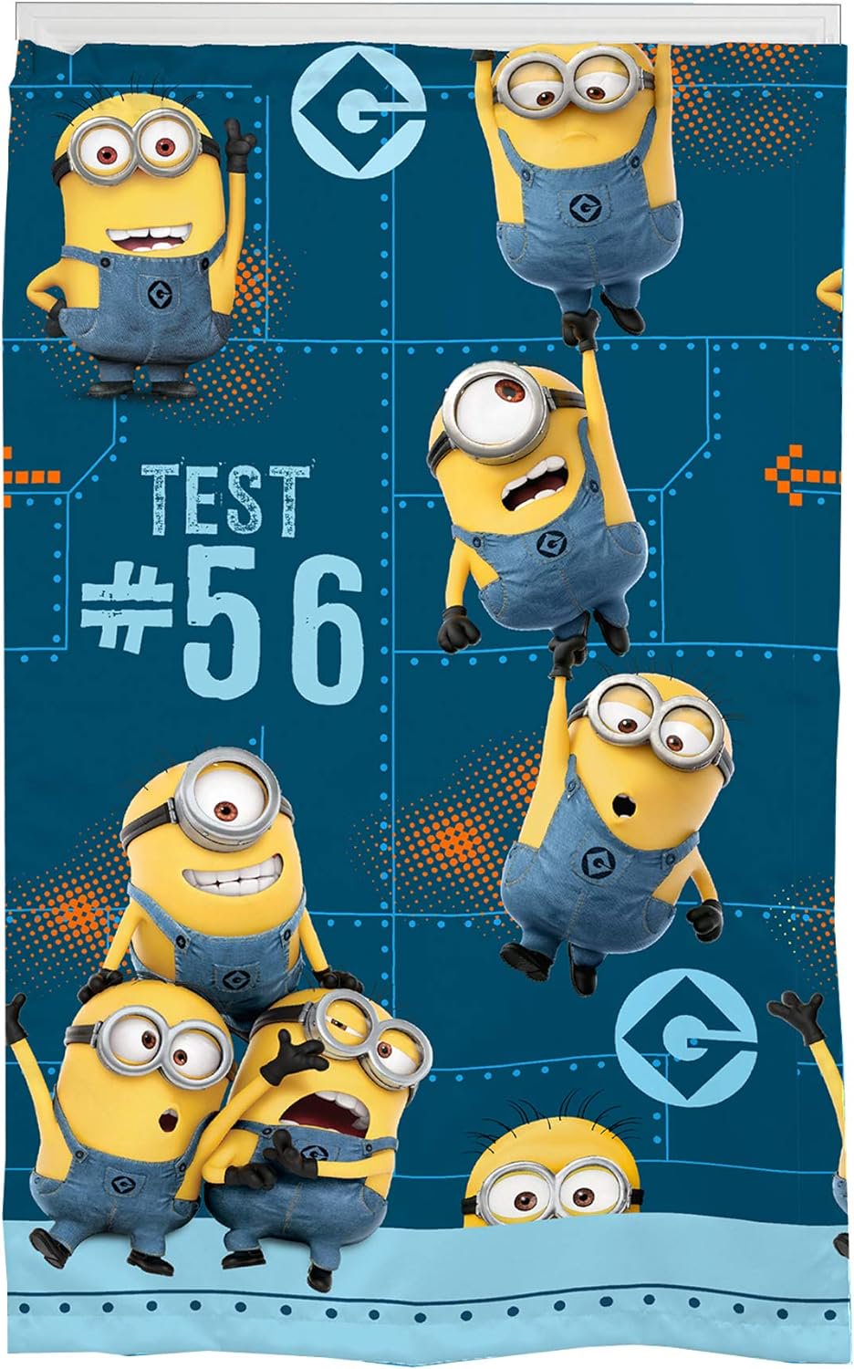 Despicable Me Minions Kids Room Darkening Window Curtain Panel, 42" x 63"