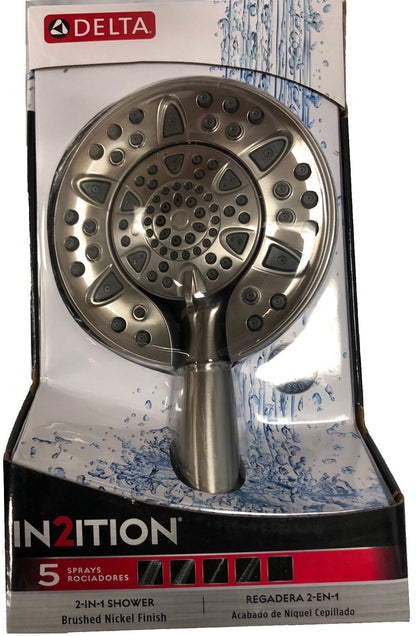 Delta Faucet 5-Spray / Massage In2ition 2-in-1 Hand Held Shower Head System