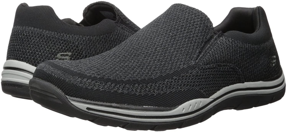 Skechers USA Men's Expected Gomel Slip-on Loafer,Black,13 M US