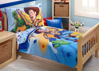 Disney Mickey Mouse Playhouse 4 Piece Toddler Bedding Set