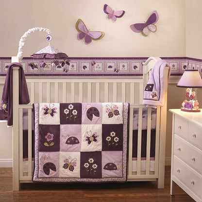 Lambs & Ivy Luv Bugs 3 piece Crib bedding set