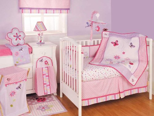 Ruby Garden - 6 Piece Crib Set