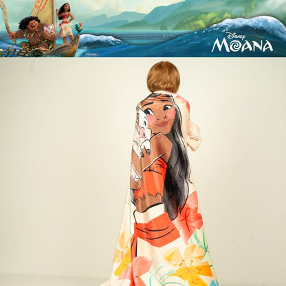 Franco Disney Moana Kids Bedding Super Soft Plush Throw Blanket, 46 in x 60 in