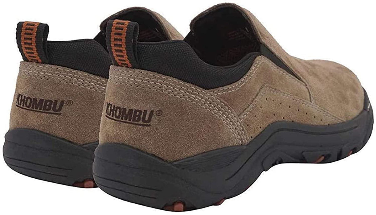 Khombu Men's Liam Suede Water Resistant Shoe (Brown, Numeric_8)