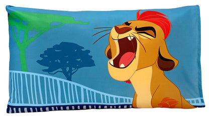 Disney Lion Guard Wild Team 4 Piece Toddler Bedding Set, Blue/Gray/Tan