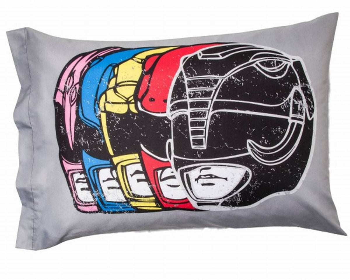Power Rangers Reversible Pillowcase Standard Size Colorful Pillow Case