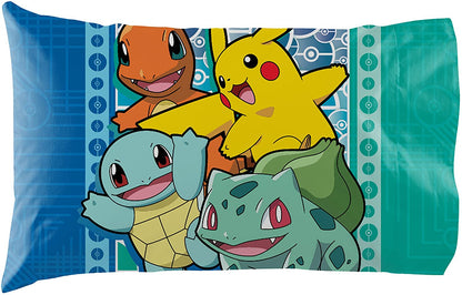 Pokémon, "First Starters" Twin Bed in a Bag Set, 64" x 86", Multi Color