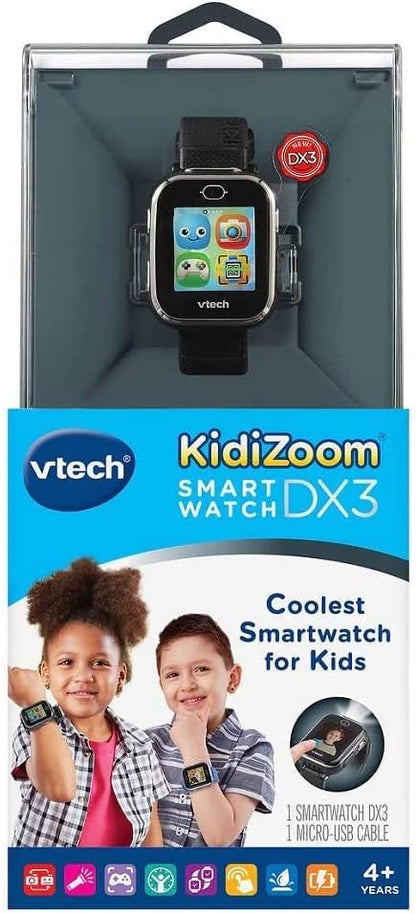 VTech KidiZoom Kids Smartwatch DX3 (Black)