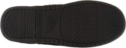 Dearfoams Men's Memory Foam Slipper Microsuede Moc Whipstitch