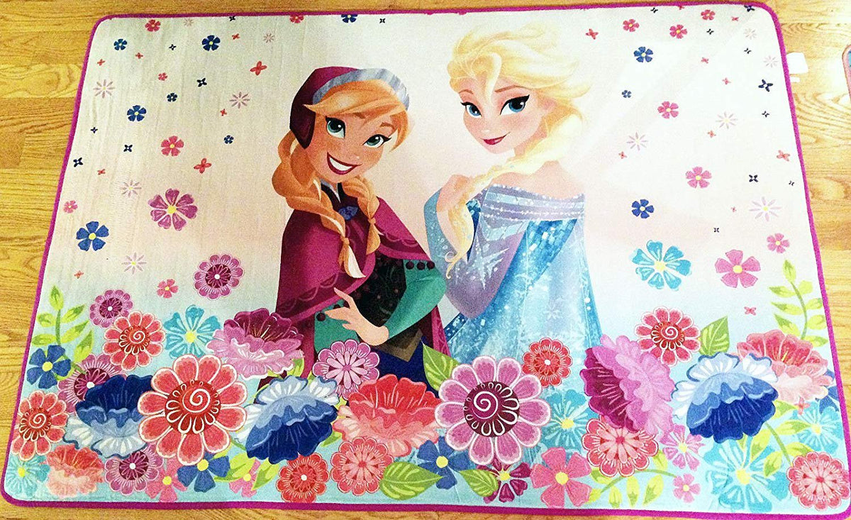 Disney Frozen Princess Winter Thaw Area Rug, 40" x 56", Pink/Purple