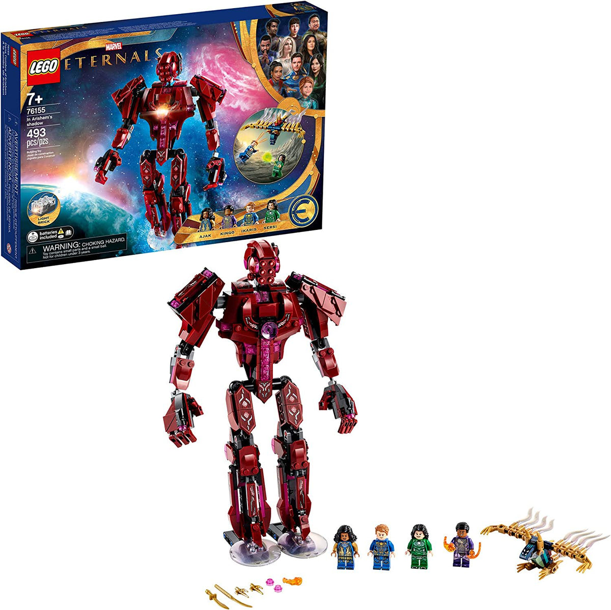 LEGO Marvel The Eternals in Arishem’s Shadow 76155 Building Kit
