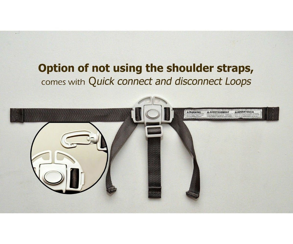High Chair Straps, Compatible with Graco Highchairs, Replacement Hight Quality 5 Point Harness, Straps Replacement
