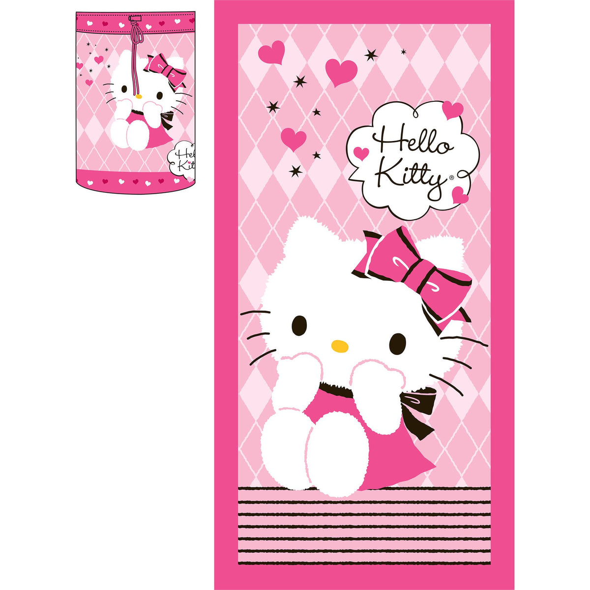 Hello Kitty "Argyle Kitty" Indoor Slumber Bag