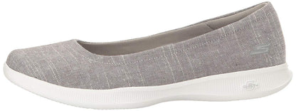 Skechers Performance Women's Go Step Lite-Blush Walking Shoe, Gray, 7 M US