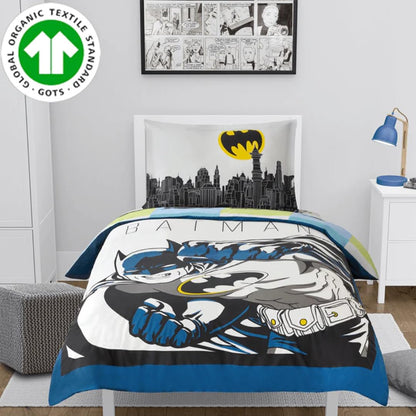 Franco Premium Organic Cotton Batman Twin Duvet Cover with Sham