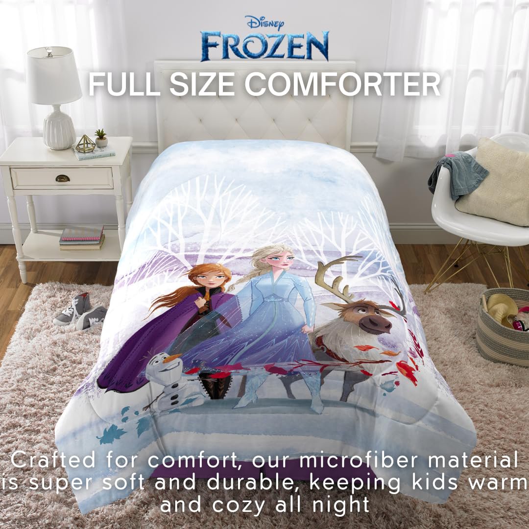 Franco Disney's Frozen 2 Super Soft Reversible Full Comforter