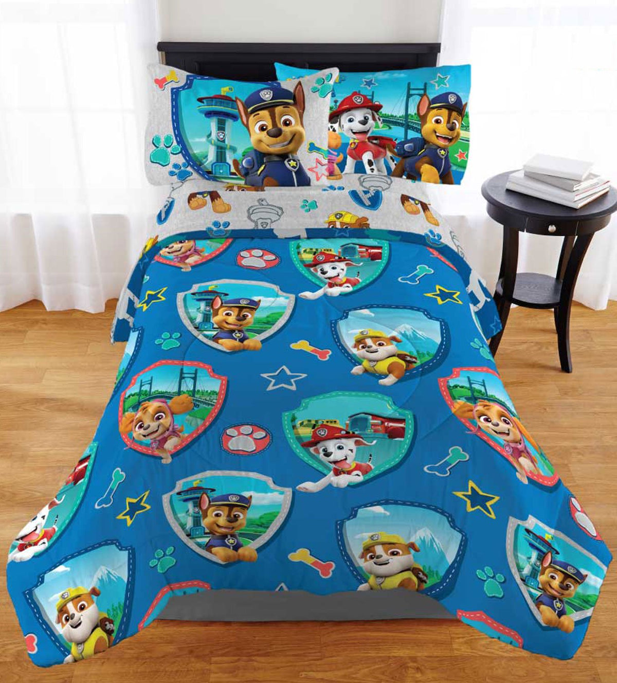 Franco Kids PAW Patrol 6-Pc. Twin Comforter, Sheets & Dec Pillow Set