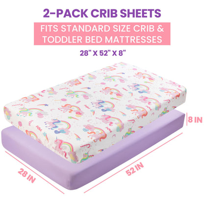Today's Kids 1-Pack Monster Truck Fitted Baby Crib Sheet Boy - Soft & Breathable Printed Nursery Toddler Bed Sheets for Boys, Elastic Edge with Deep Pockets, Machine Washable, Fits 28" x 52" Mattress