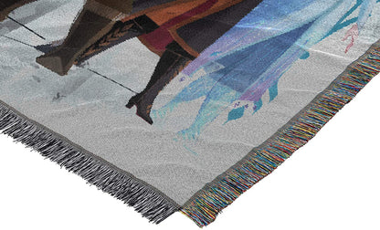 Disney Frozen, Woven Tapestry Throw Blanket, Multi Color, 1 Count