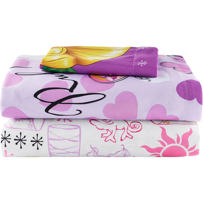 Disney Tangled Rapunzel Friends Full Size Sheet Set
