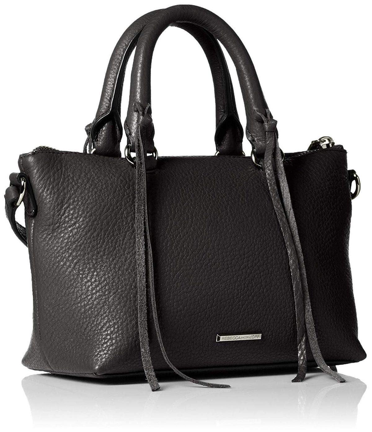 Rebecca Minkoff Micro Moto Satchel, Black