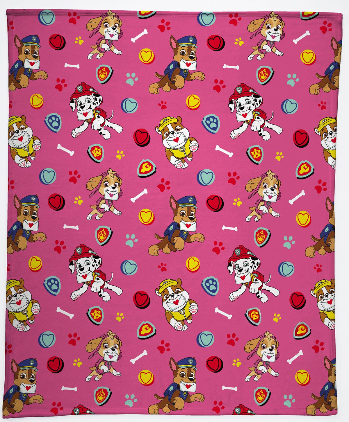 Franco Kids Paw Patrol Girls Plush Throw Blanket, Pink 50 in x 70 in