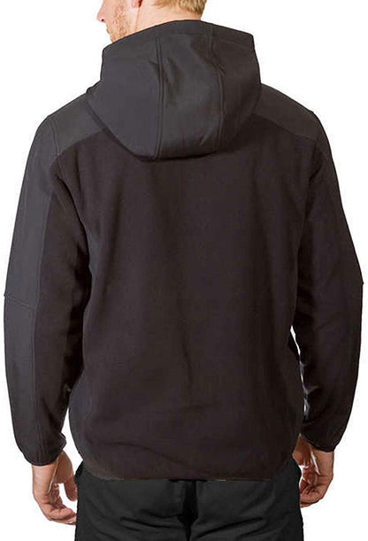 Reebok Men's Mixed Media Softshell Jacket (XL, Black)