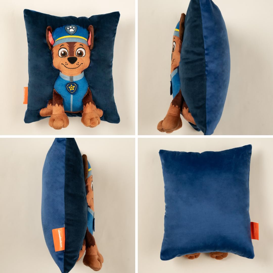 Franco Kids Paw Patrol Chase Kids Cozy Snuggle Pillow, 11" x 13"