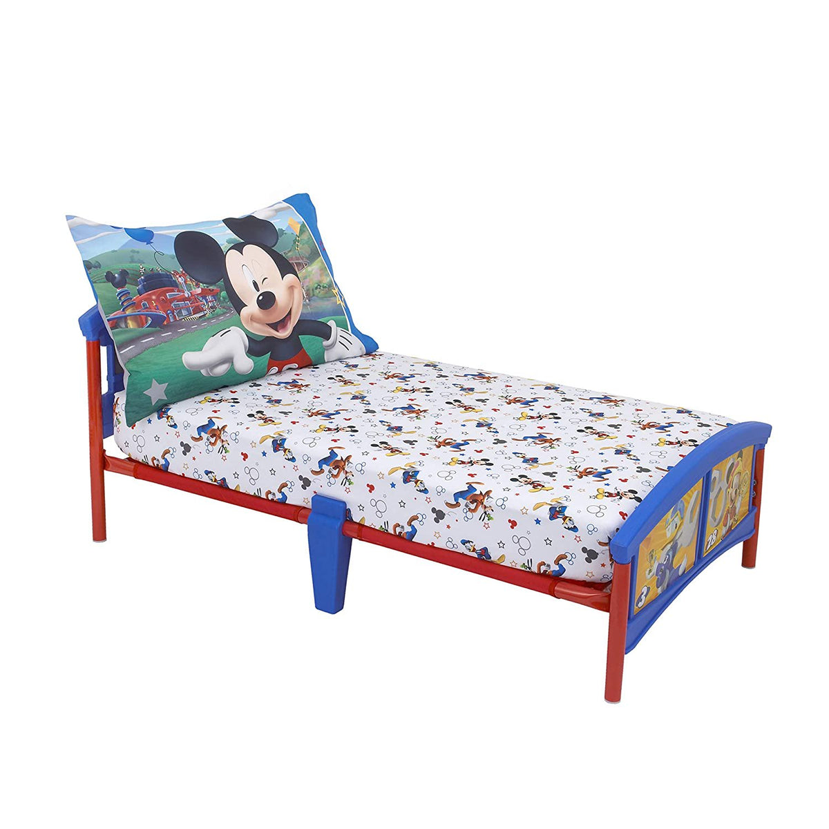 Disney Mickey Mouse Having Fun 2 Piece Toddler Sheet Set