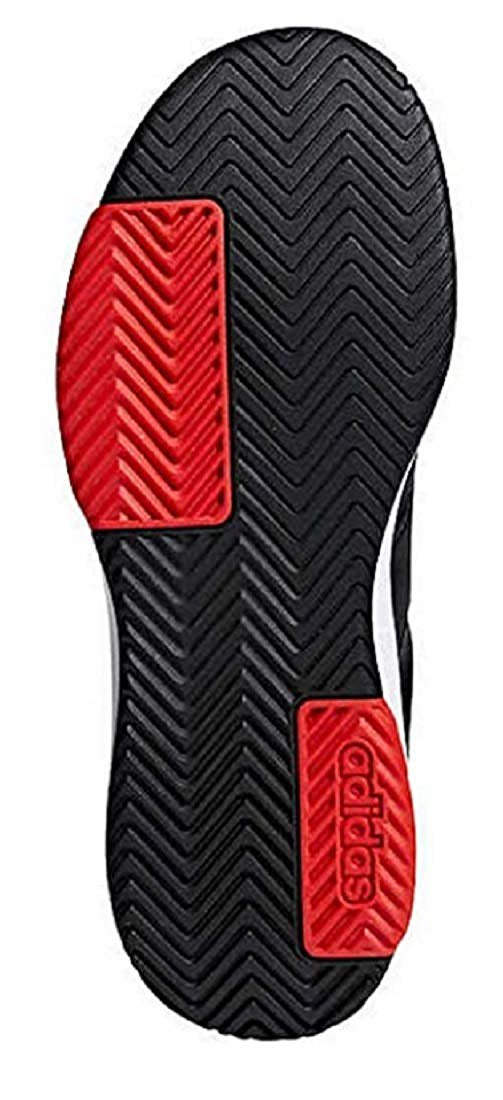 adidas Men's Courtsmash Tennis Shoe - Black/White/Red - 10