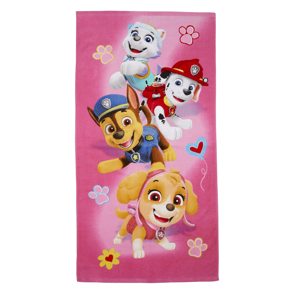 Paw Patrol Skye Girls Cotton 2 Piece Towel and Washcloth Set