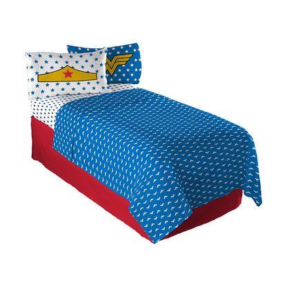 Warner Brothers Wonder Woman 'I'm Wonder Woman' Bedding Sheet Set