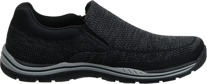 Skechers USA Men's Expected Gomel Slip-on Loafer,Black,13 M US