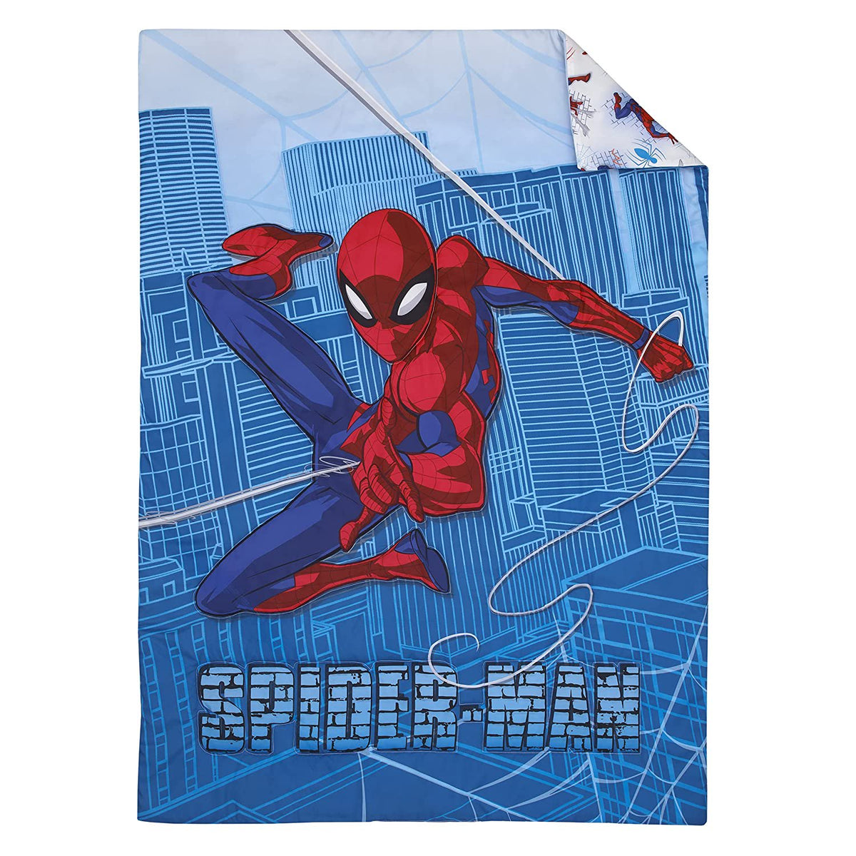 Marvel Spiderman 4 Piece Toddler Bedding Set