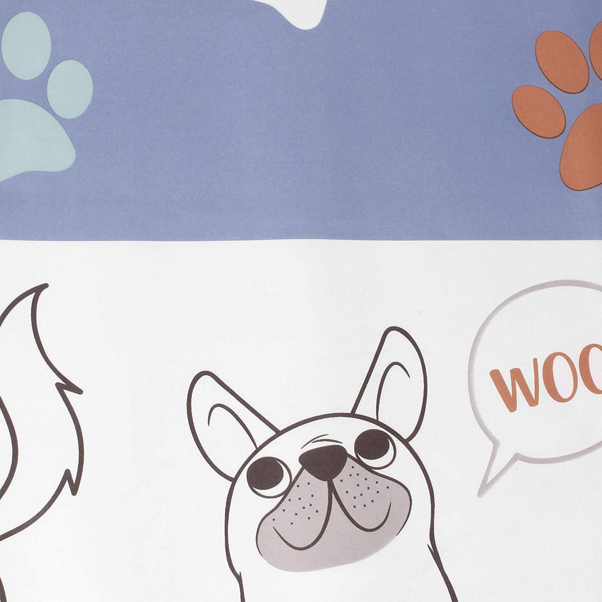SKL Home Pet Playground Dogs & Cats Fabric Shower Curtain