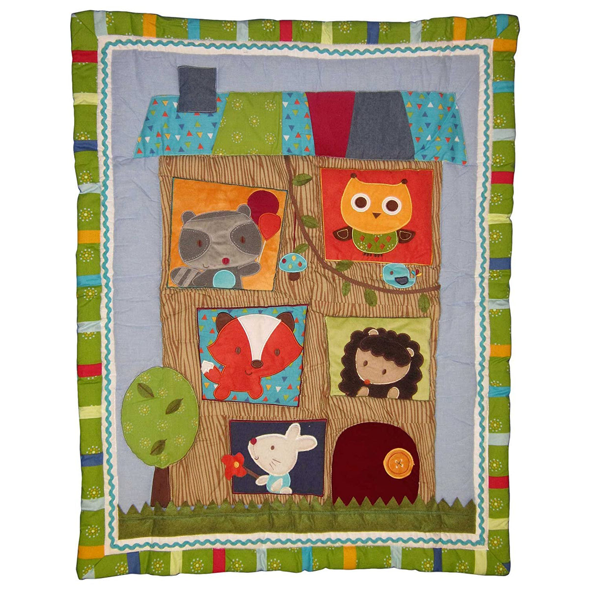 Kids Line 4 Piece Crib Bedding Set, Little Tree House (Discontinued by Manufacturer)