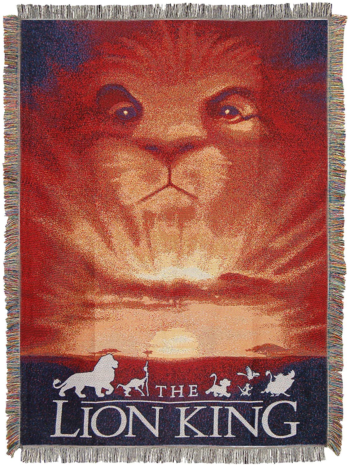 Disney The Lion King, Sunset Stroll Woven Jacquard Pillow