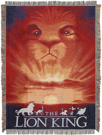 Disney The Lion King, Sunset Stroll Woven Jacquard Pillow