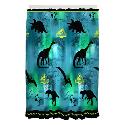 Franco Kids Jurassic World Window Curtain Panels Drapes Set, 82 in x 63 in