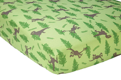 Disney Good Dino Arlo & Friends 4 Piece Toddler Bedding Set, Blue, Green, Tan