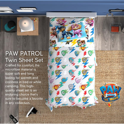 Franco Paw Patrol 2 Super Soft 3 Piece Twin Size Sheet Set