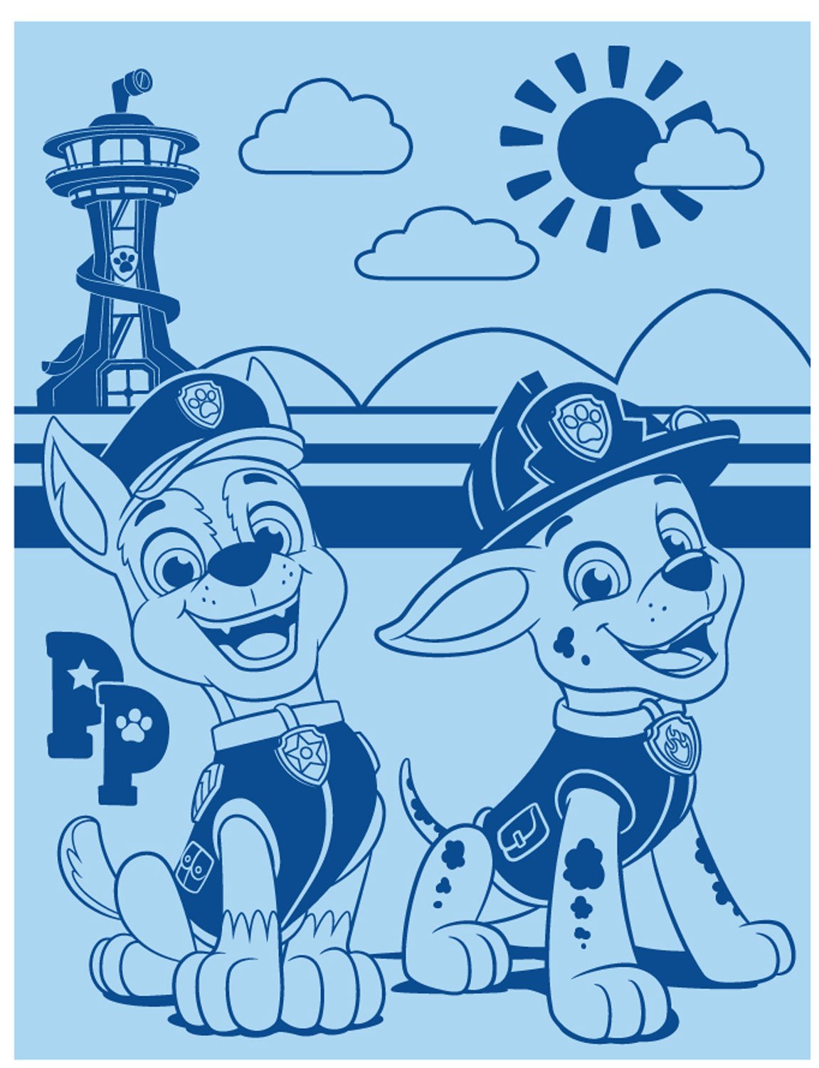 Franco Kids Paw Patrol Kids Super Soft Throw Blanket, 50" x 60"