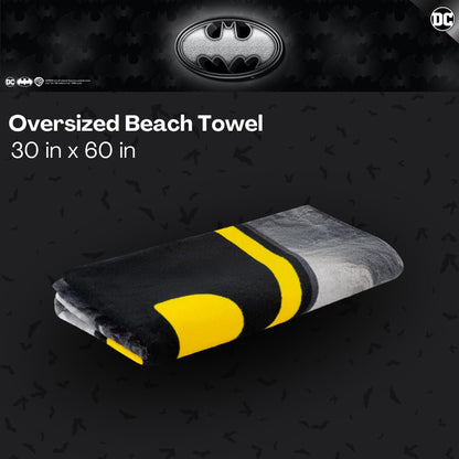 Franco Collectibles Batman Super Soft Cotton Bath/Pool/Beach Towel, 60 in x 30 in