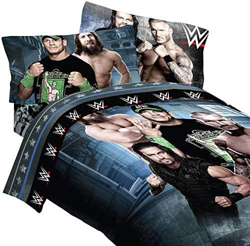 Franco WWE Industrial Strength 5 Piece Full Bedding Set